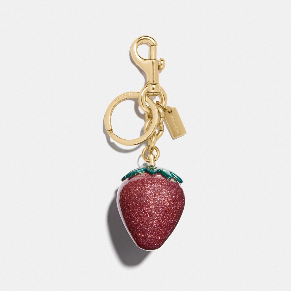 Coach Outlet Strawberry Bag Charm