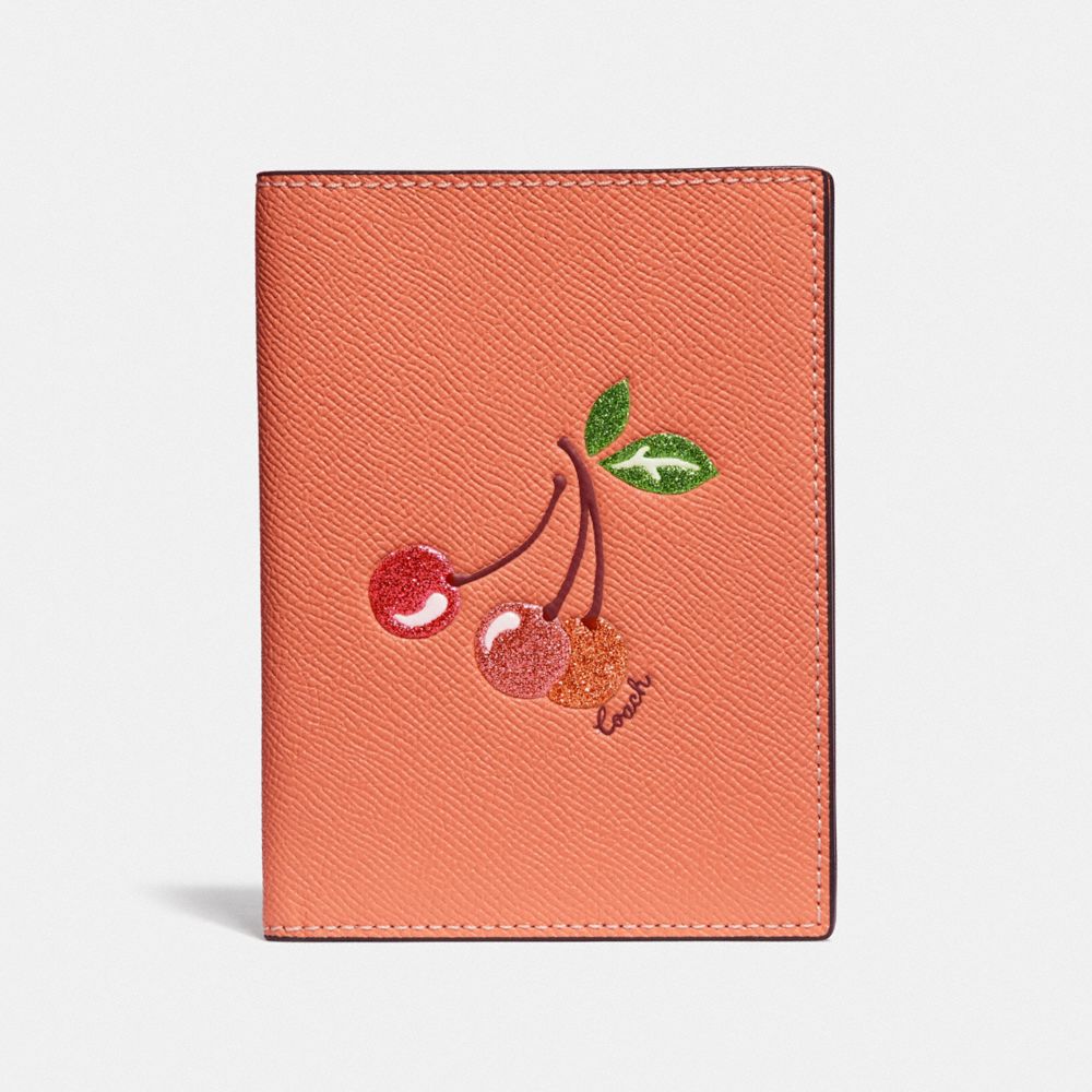 Passport Case With Cherry