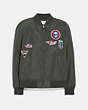 Lightweight Varsity Jacket With Patches