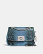COACH®,MINI CASSIDY CROSSBODY,Leather,Small,Silver/Cornflower,Front View
