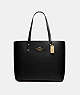 COACH®,TOWN TOTE,Large,Gold/Black,Front View