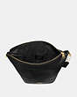 COACH®,PAXTON DUFFLE,Leather,Large,Gold/Black,Inside View,Top View