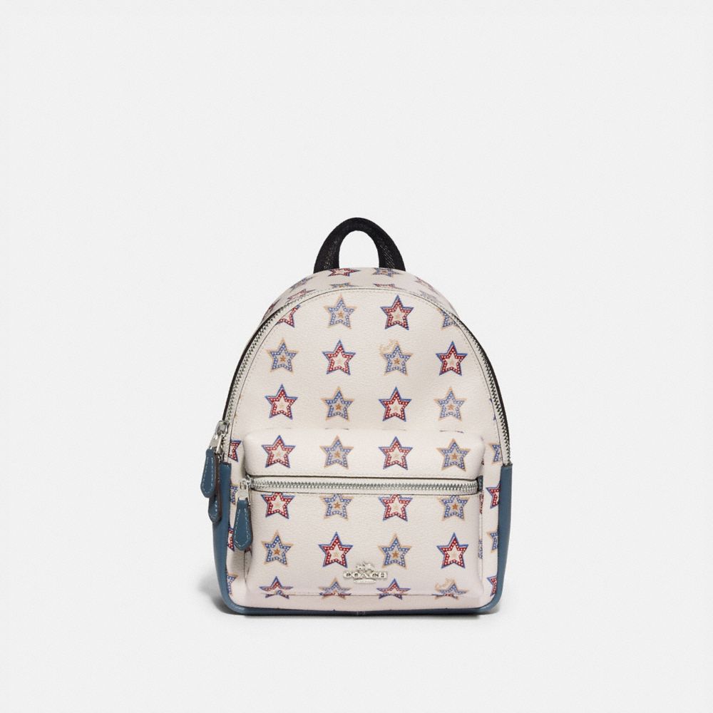 COACH Outlet Mini Charlie Backpack With Western Star Print