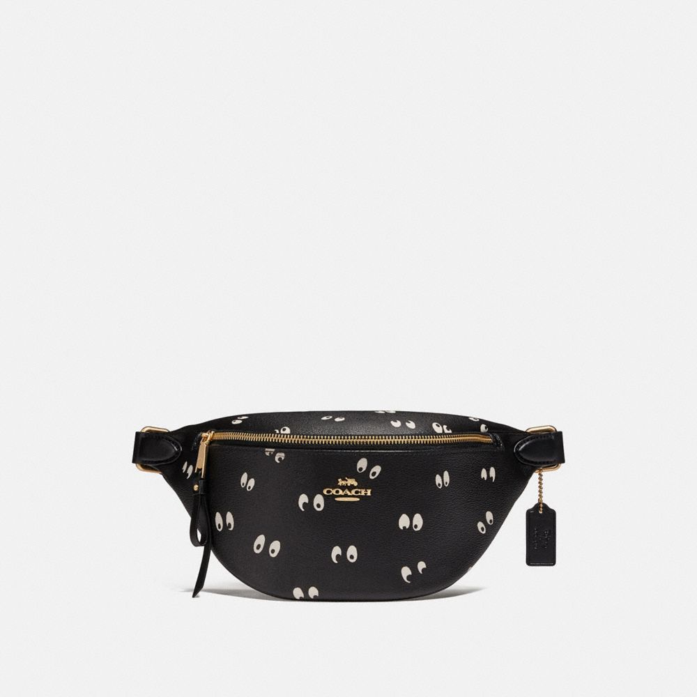 Sac banane Disney X Coach avec imprimé Blanche-Neige et les yeux des sept nains