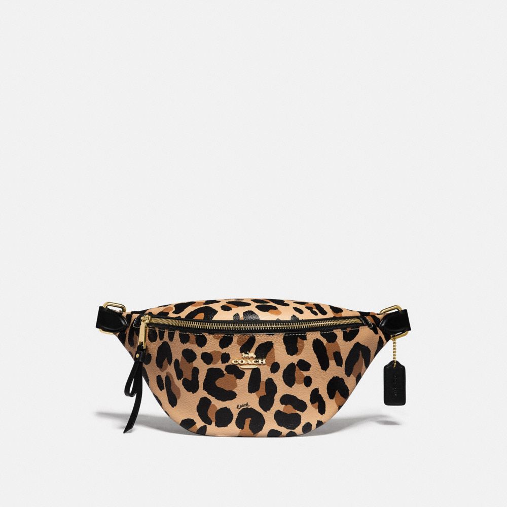 Leopard Print Easy Carry Belt Bag