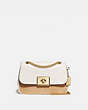 COACH®,CASSIDY CROSSBODY,Straw,Gold/Natural Chalk,Front View