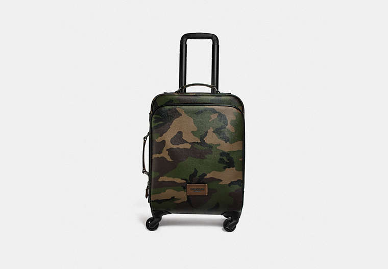 Bagage à main à roulettes avec imprimé camouflage