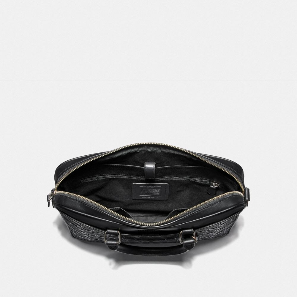 ☆ COACH ☆ BECKETT STRUCTURED BRIEF IN SIGNATURE LEATHER COACH® Outlet | Beckett Compact Brief In Signature Leather