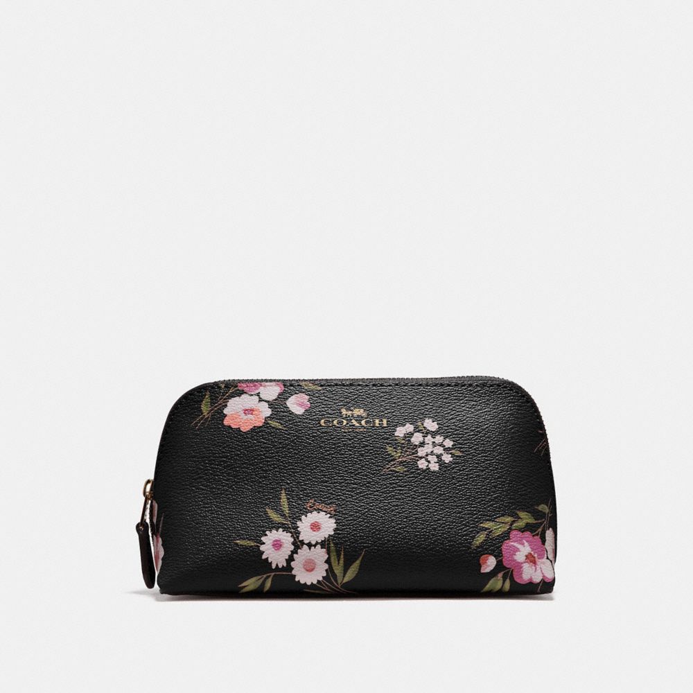 Cosmetic Case 17 With Tossed Daisy Print
