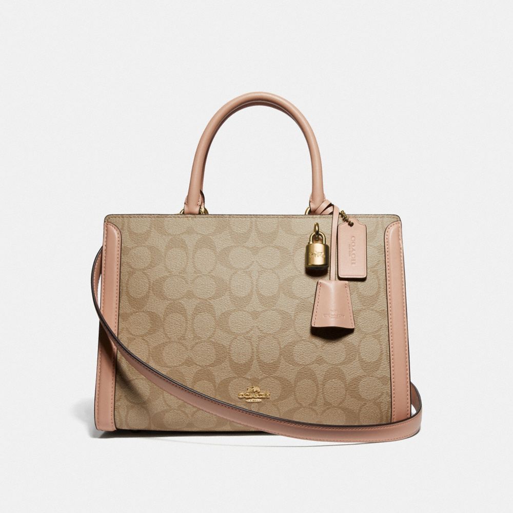 Coach small zoe carryall sale