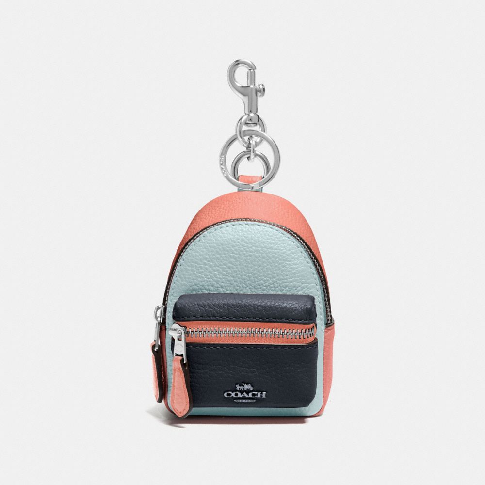Backpack Coin Case In Colorblock
