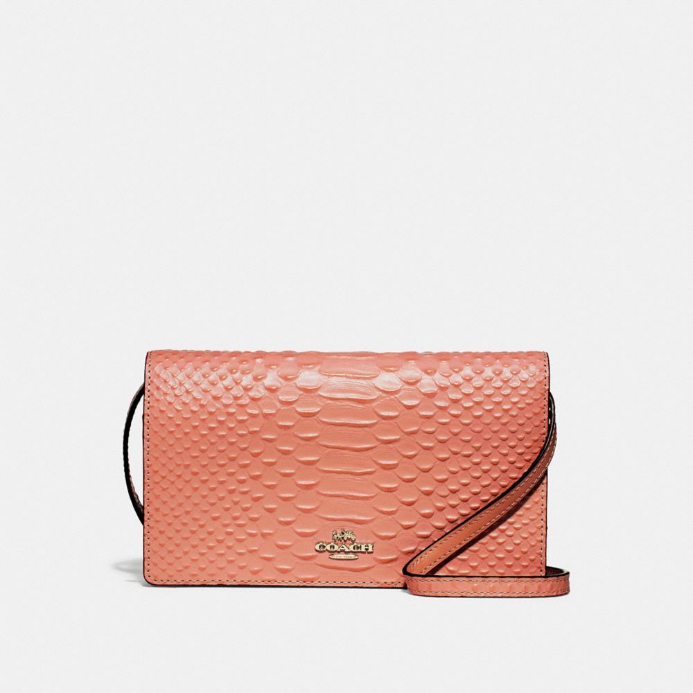 Hayden foldover crossbody clutch coach online outlet