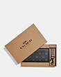 Boxed Accordion Wallet Gift Set With Diamond Foulard Print