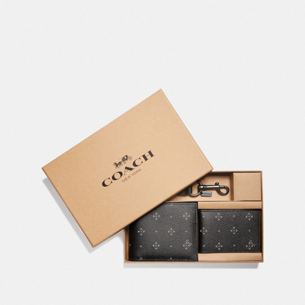 Box discount coach wallet