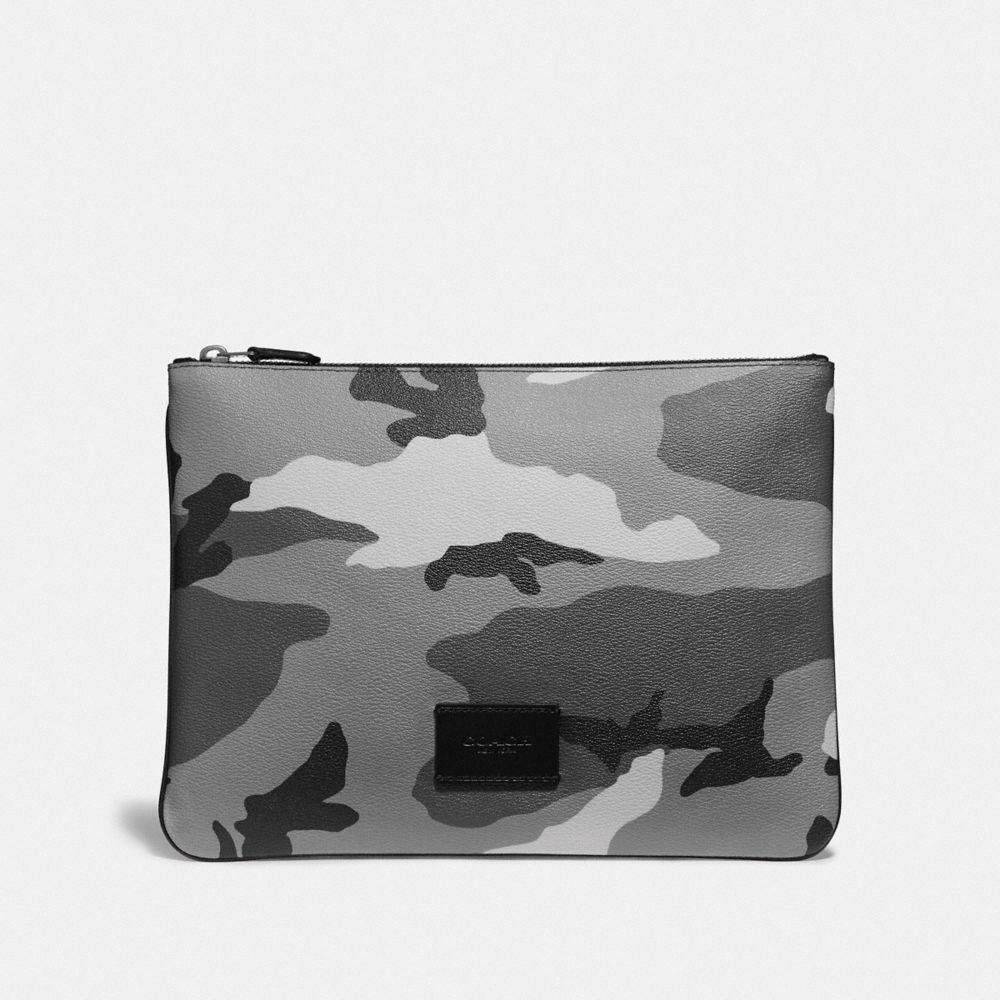 Large Pouch With Camo Print