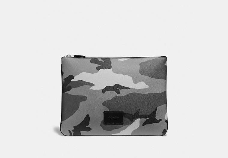 Large Pouch With Camo Print