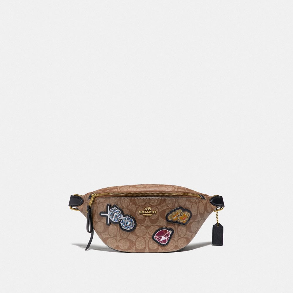 COACH Outlet Disney X Coach Belt Bag In Signature Canvas With Snow White