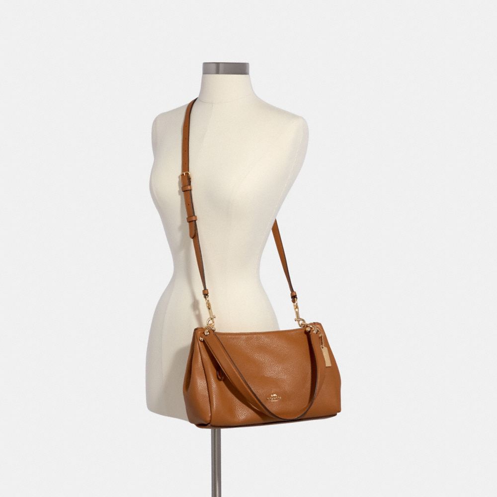 COACH F73177 - SMALL MIA SHOULDER BAG IN SIGNATURE CANVAS - BROWN