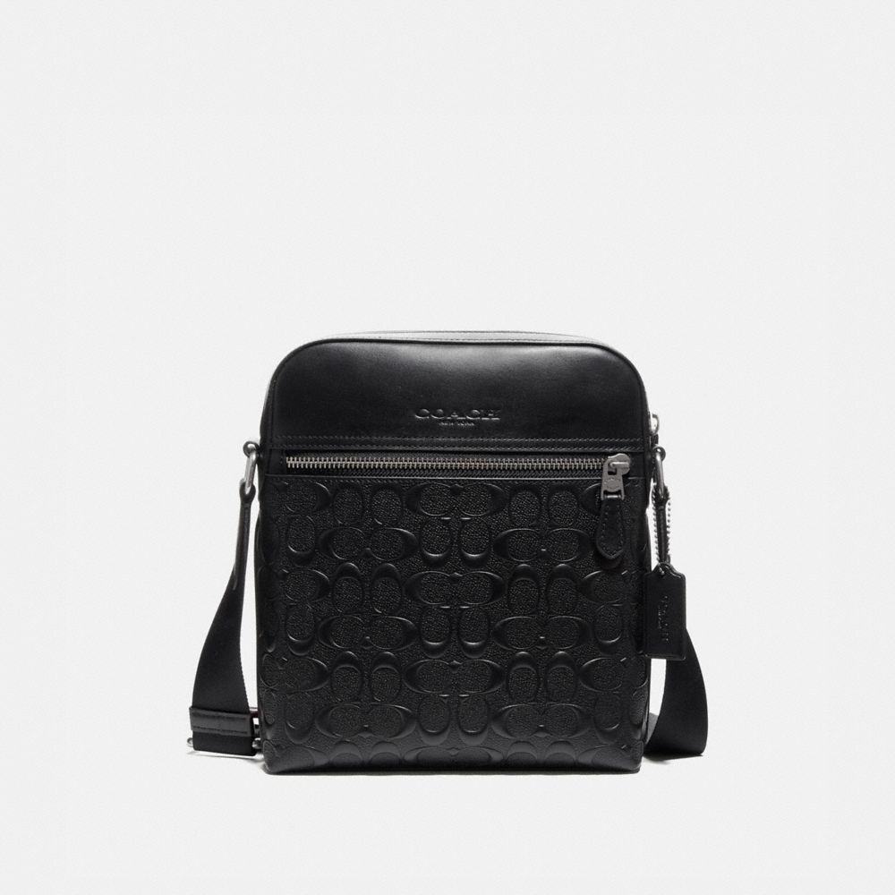 Sac Houston Flight En Cuir Signature