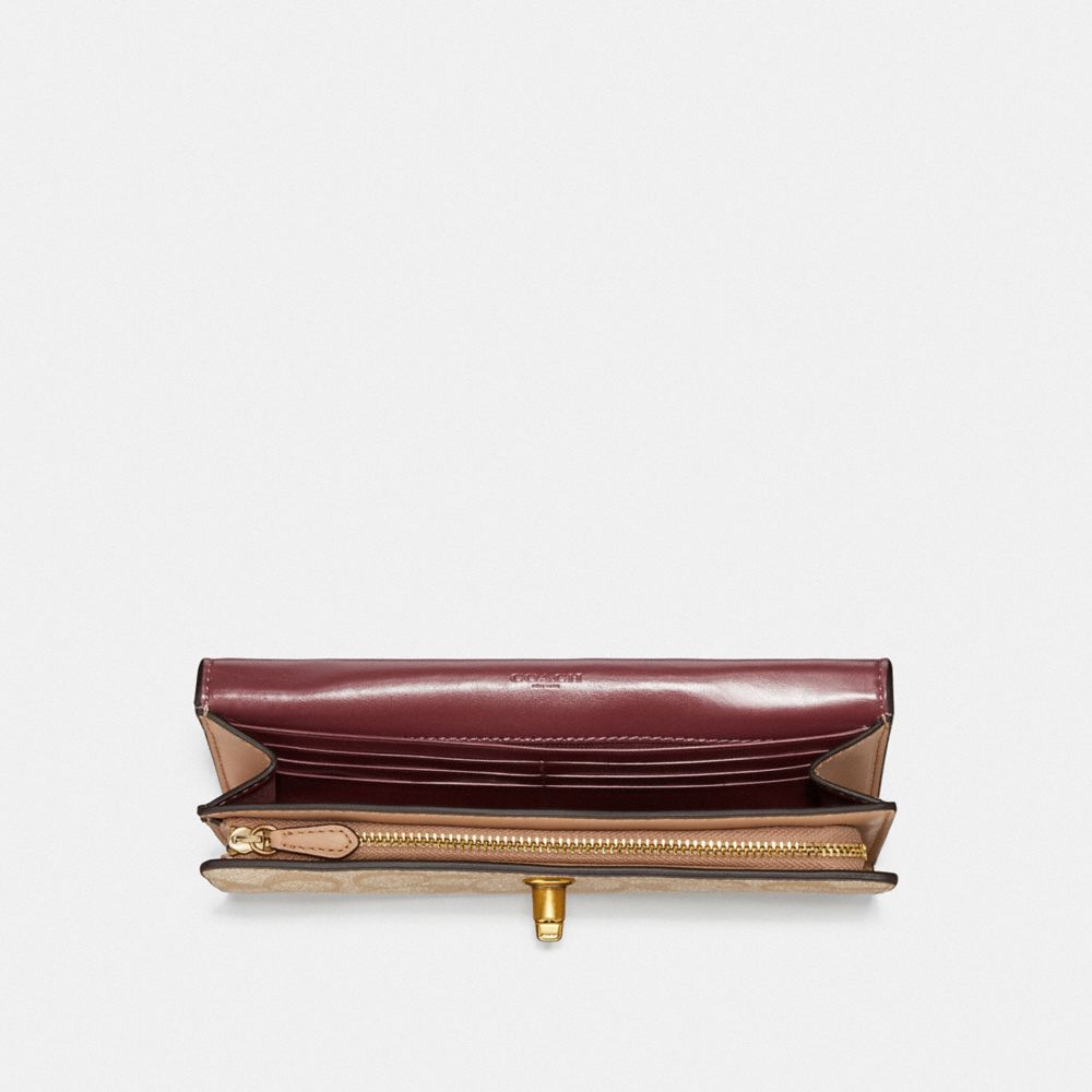 Slim Envelope Wallet In Signature Canvas