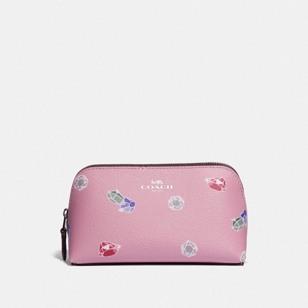 Disney X Coach Cosmetic Case 17 With Snow White And The Seven Dwarfs Gems Print