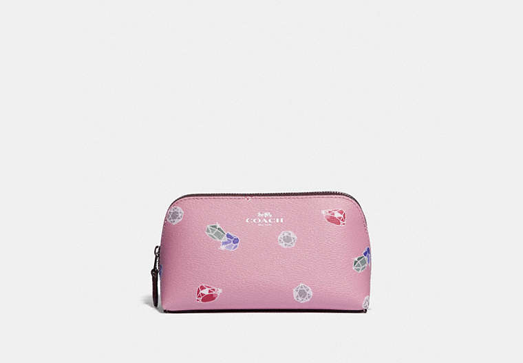 Disney X Coach Cosmetic Case 17 With Snow White And The Seven Dwarfs Gems Print