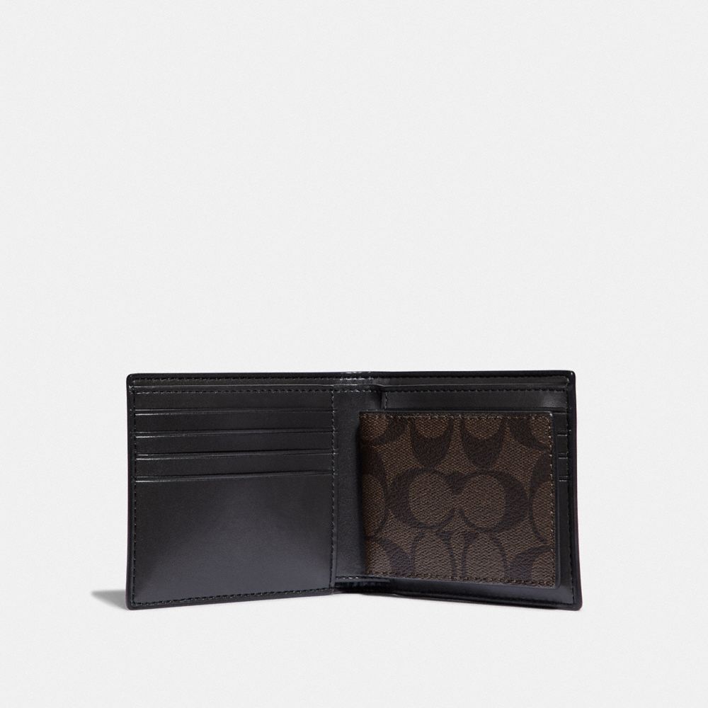 Coach Outlet Id Billfold Wallet In Signature Canvas