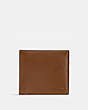 COACH®,DOUBLE BILLFOLD WALLET,Dark Saddle,Front View