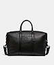 COACH®,TREKKER BAG,Pebbled Leather,X-Large,Gunmetal/Black,Front View
