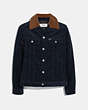Corduroy Jacket With Shearling Collar