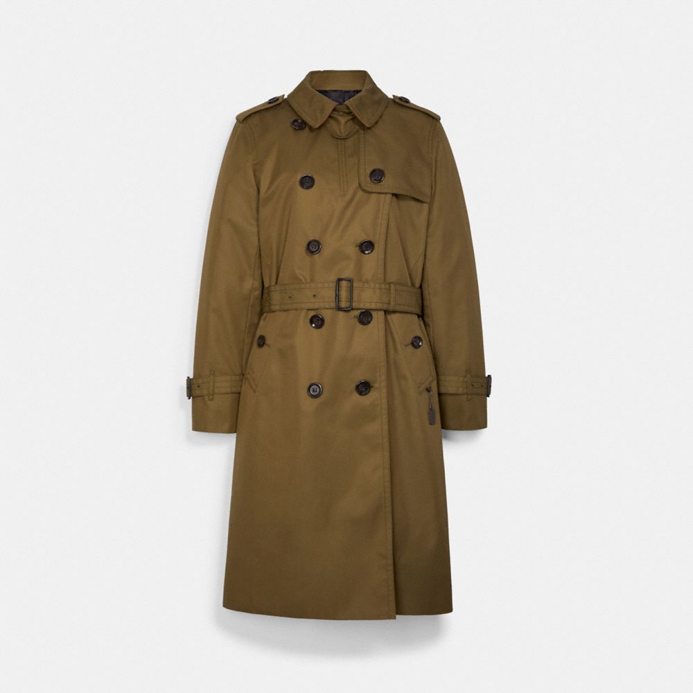 Coach trench coat outlet sale