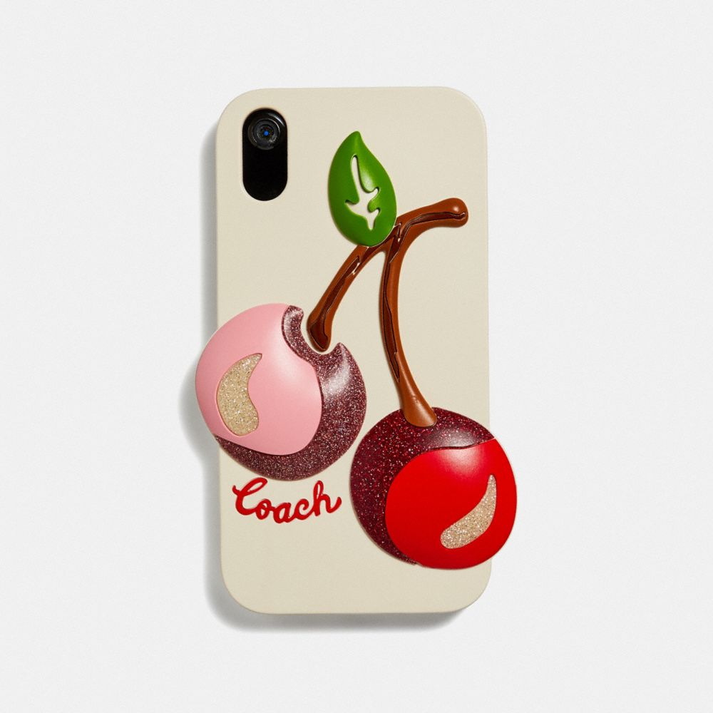 COACH Outlet Iphone Xr Case With Oversized Cherry