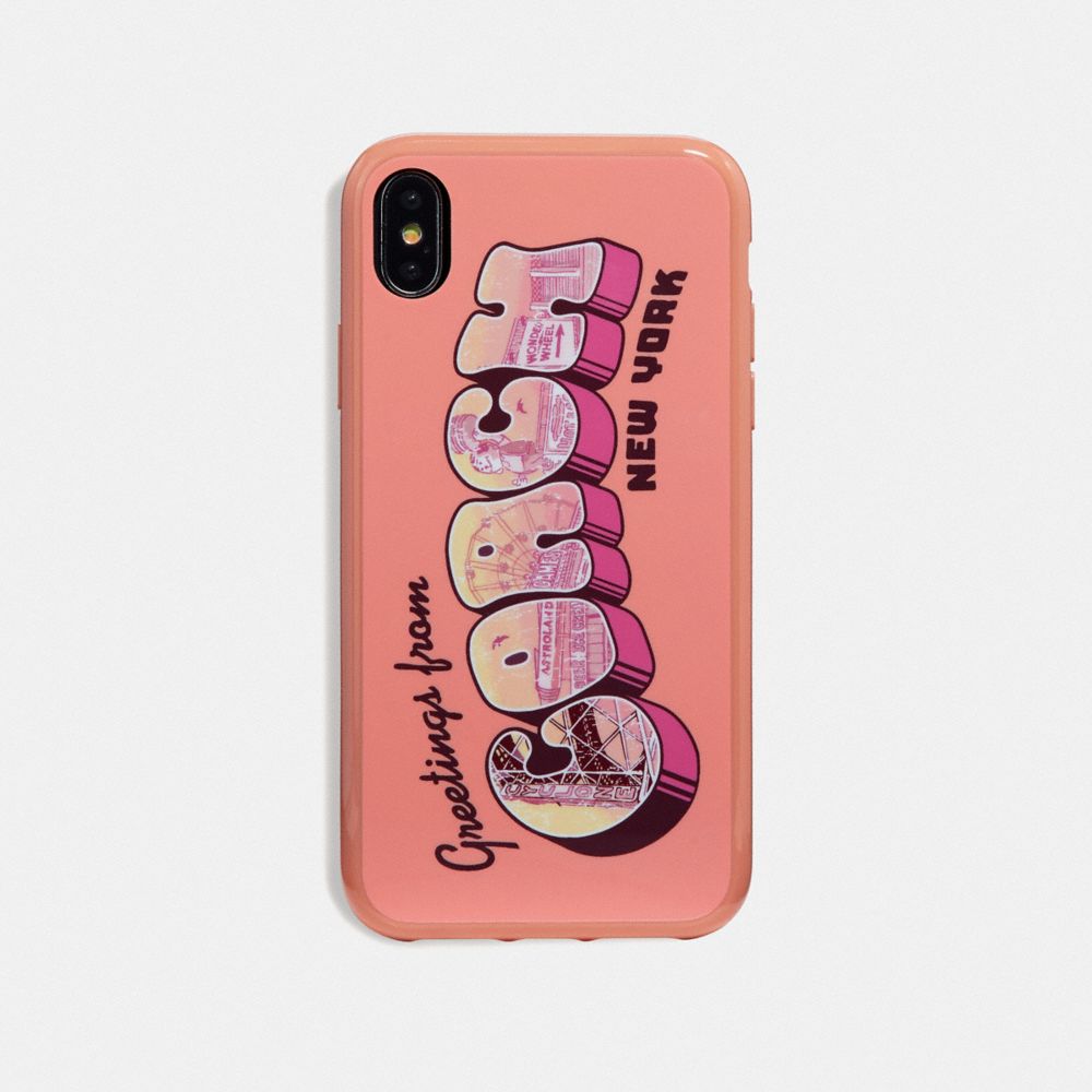 Iphone Xr Case With Greetings From Coach