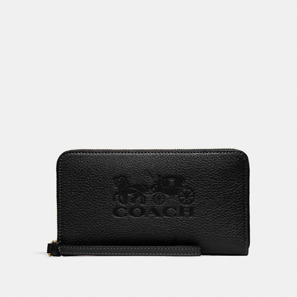 Coach jes large phone wallet sale