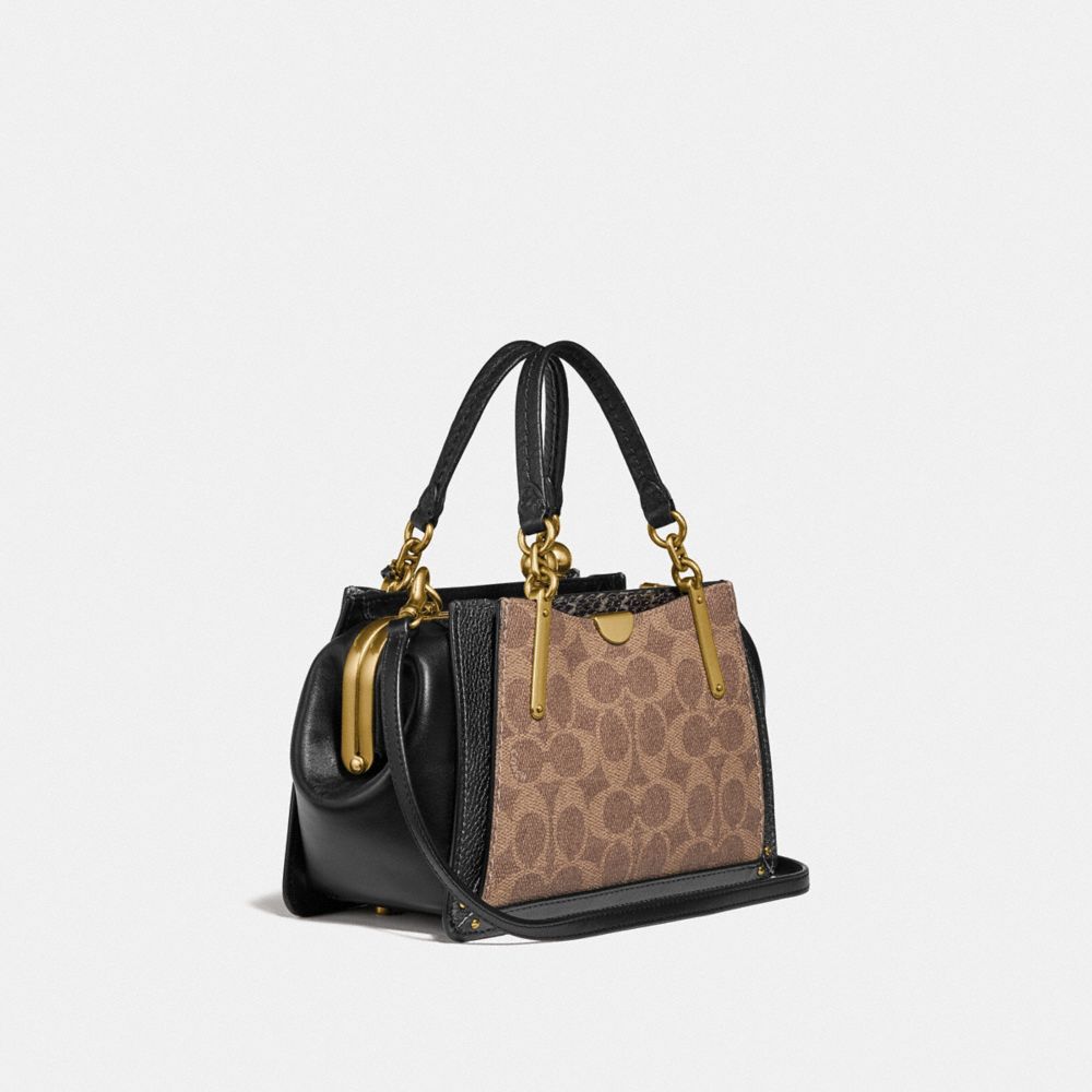 COACH® Outlet | Kisslock Dreamer 21 In Signature Canvas With Rexy