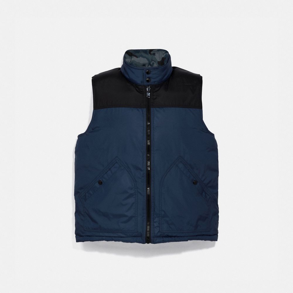 Reversible sales down vest