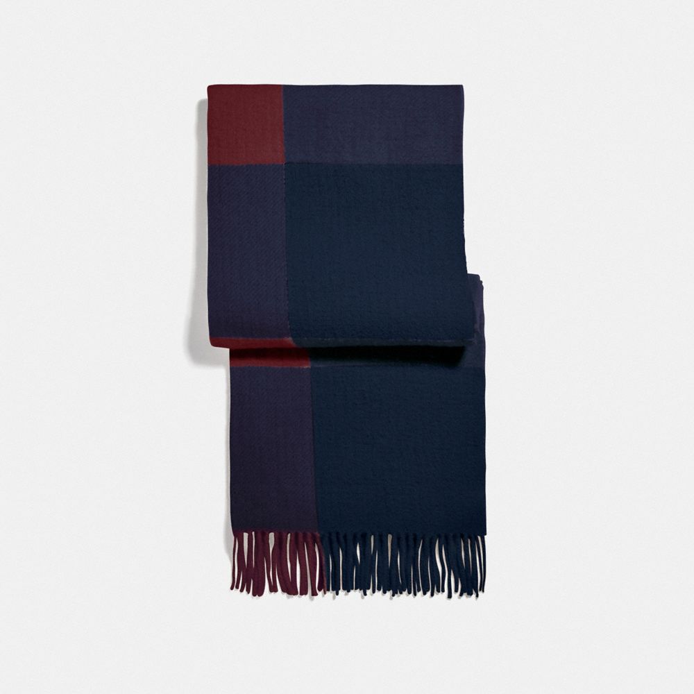 Buffalo Plaid Print Oversized Muffler