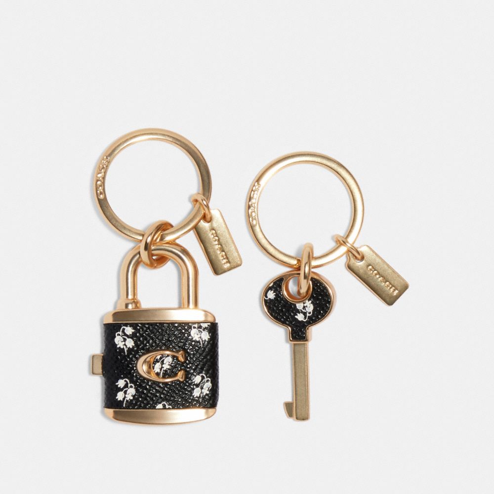 Porte-clés cadenas et breloque pour sac