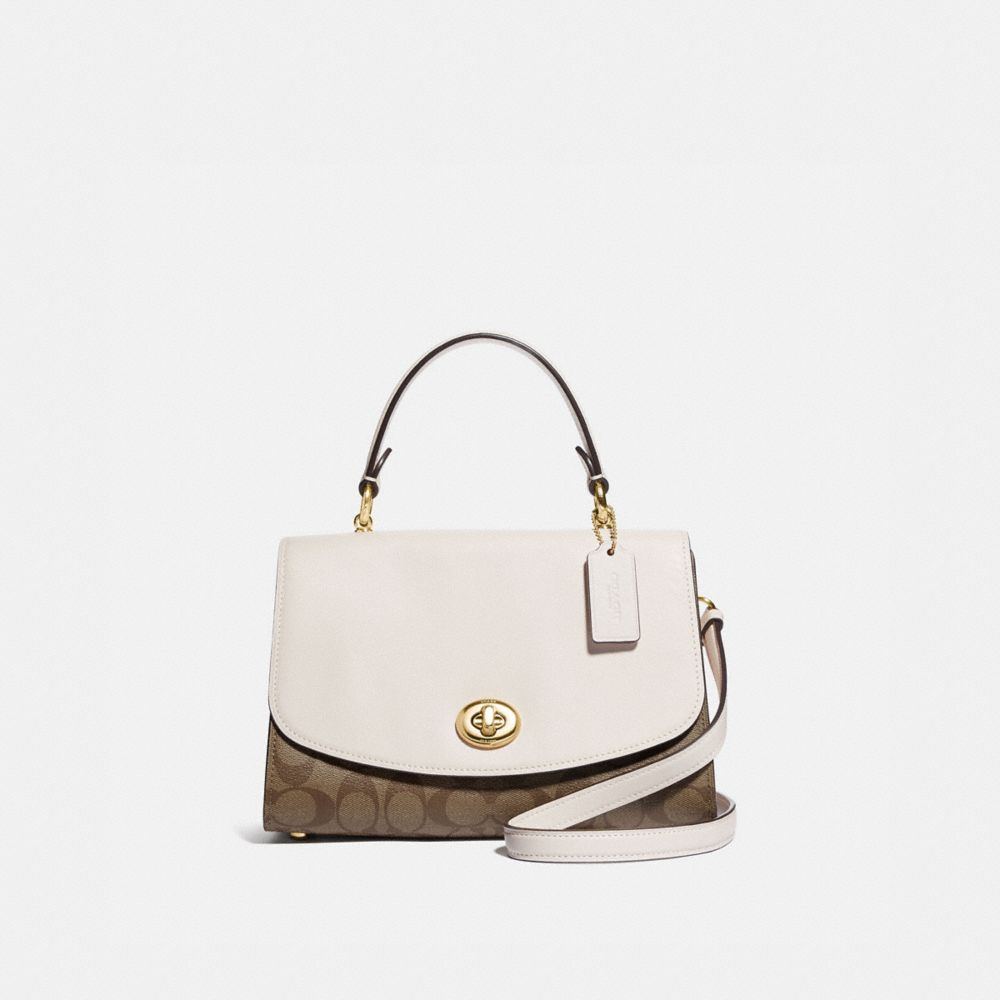 Momsh-Shop - COACH Micro Tilly Top Handle with Dandelion