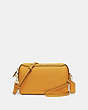COACH®,BENNETT CROSSBODY,Leather,Small,Gold/Mustard Yellow,Front View