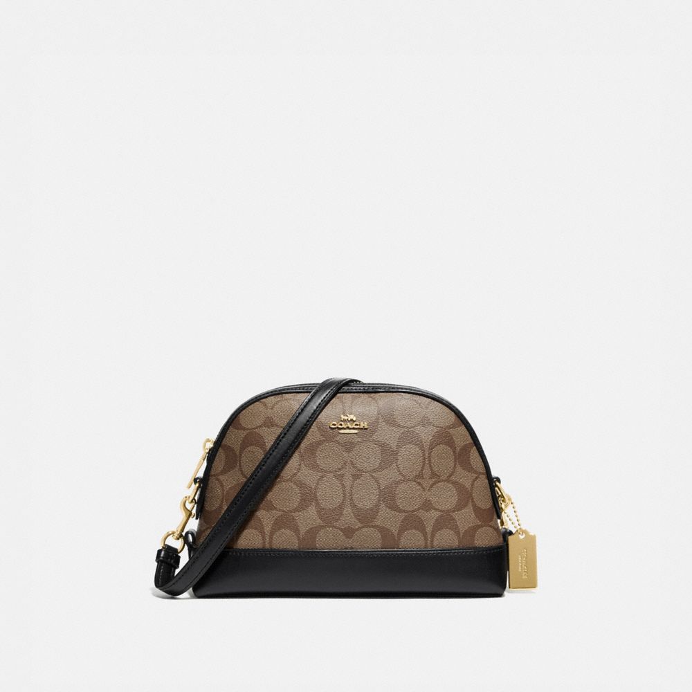 COACH Outlet Dome Crossbody In Signature Canvas