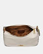 COACH®,JES HOBO,Leather,Large,Gold/Chalk,Inside View,Top View