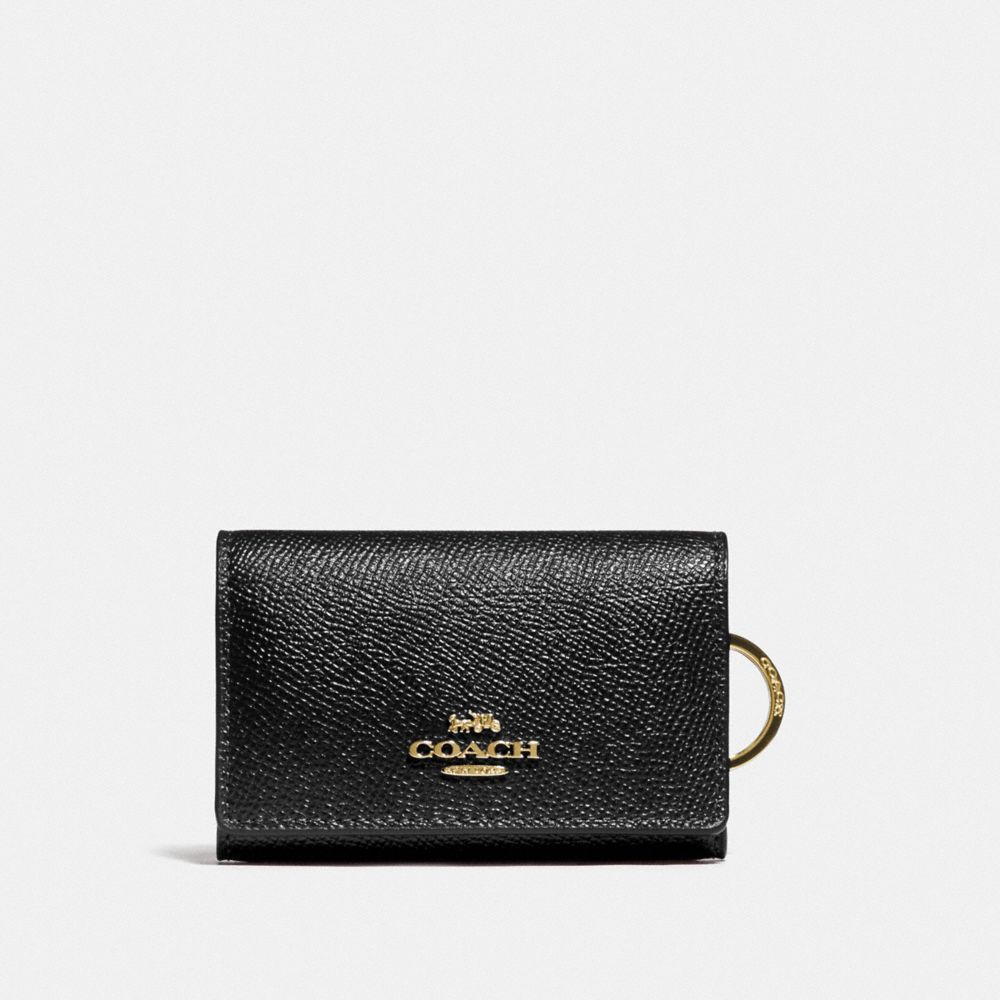 新品 未使用　COACH コーチ ファイブリング キーケース  チャコール