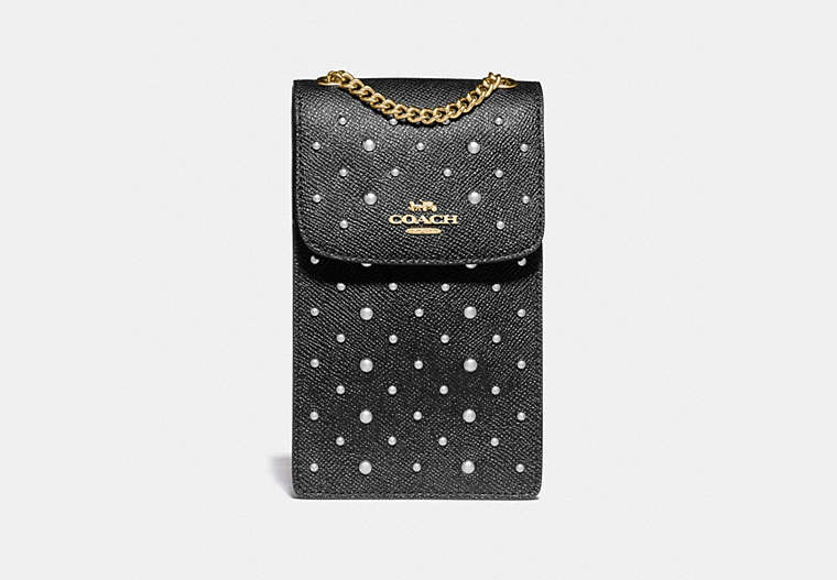 North/South Phone Crossbody With Rivets