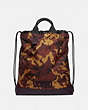 Terrain Drawstring Backpack With Camo Print