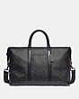 COACH®,TREKKER BAG IN SIGNATURE CANVAS,Leather,Black Copper Finish/Black/Black/Oxblood,Front View