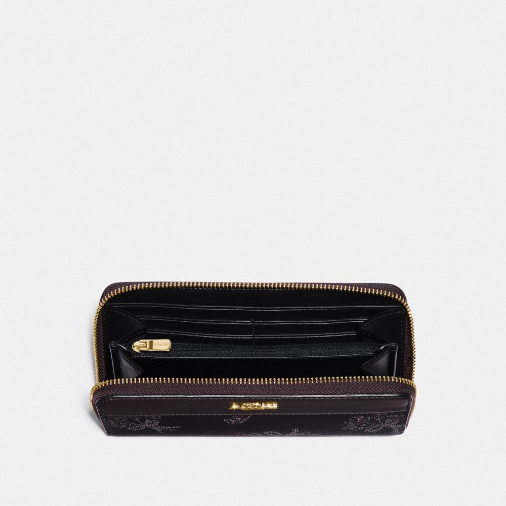 Coach continental zip wallet hot sale