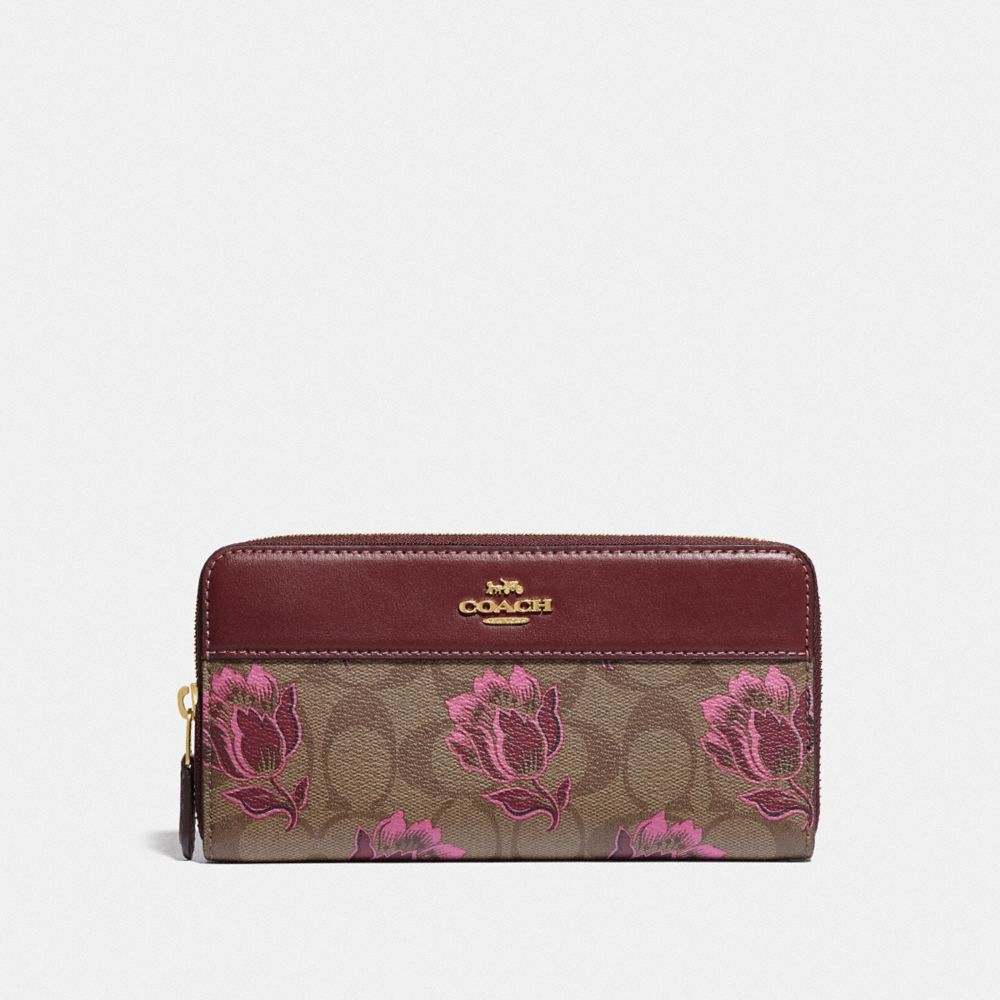 Coach tulip wallet new arrivals