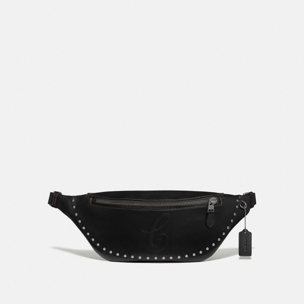 レア☆COACH☆WARREN BELT BAG WITH COACH MOTIF COACH® Outlet | Warren Belt Bag With Signature Motif And Studs