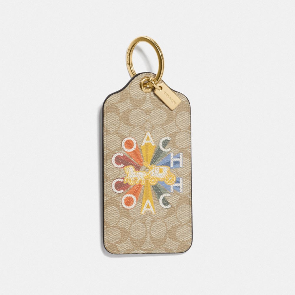 Coach monogram hangtag sale